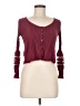 Roxy 100% Rayon Burgundy Long Sleeve Blouse Size M - photo 1