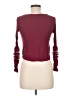 Roxy 100% Rayon Burgundy Long Sleeve Blouse Size M - photo 2
