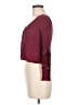 Roxy 100% Rayon Burgundy Long Sleeve Blouse Size M - photo 5