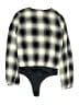 Amanda Uprichard 100% Cotton Black Gray Bodysuit Size P (petite) - photo 2