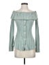Shein Green Long Sleeve Blouse Size 2 - photo 1