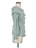 Shein Green Long Sleeve Blouse Size 2 - photo 4