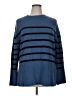Zesica Stripes Blue Pullover Sweater Size XL - photo 1