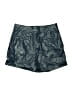 Assorted Brands 100% Polyester Metallic Blue Shorts Size M - photo 2