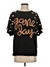 Bibi Black Short Sleeve Top Size S - photo 1