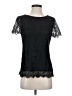Velvet Black Short Sleeve Top Size P (petite) - photo 1