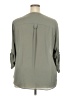 Torrid 100% Polyester Gray 3/4 Sleeve Blouse Size 2X Plus (2) - photo 2