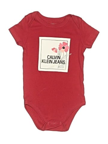 CALVIN KLEIN JEANS Short Sleeve Onesie (view 1)