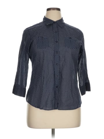 Foxcroft 3/4 Sleeve Button-Down Shirt (view 1)