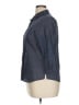 Foxcroft Polka Dots Blue 3/4 Sleeve Button-Down Shirt Size 16 (petite) - photo 5