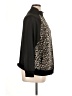 DressBarn Animal Print Gold Black Track Jacket Size 1X - photo 4