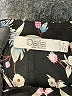 dalia Floral Black 3/4 Sleeve Blouse Size L - photo 7