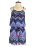 Shrinking Violet 100% Polyester Chevron-herringbone Purple Romper Size XS - photo 1