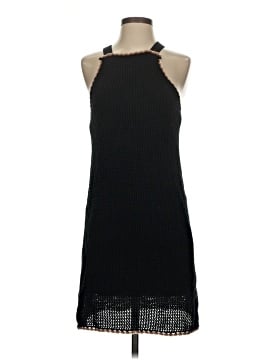white christmas dresses Easter Dresses Blue Denim Print Sleeveless One-Shoulder Strap Bodycon Midi Dresses(Blue/S) main image 1