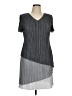 Connected Apparel 100% Polyester Gray Casual Dress Size 14 (petite) - photo 1