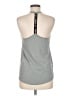 Nike 100% Polyester Silver Active Tank Size M - photo 2