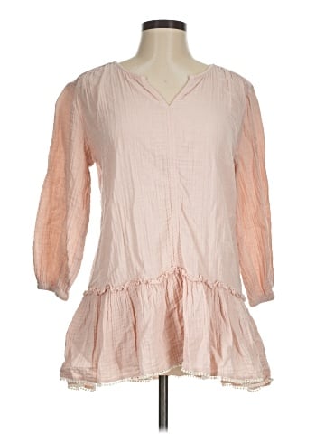 Kensie 3/4 Sleeve Blouse (view 1)