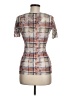 Daytrip Plaid Silver Short Sleeve T-Shirt Size M - photo 2