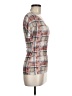 Daytrip Plaid Silver Short Sleeve T-Shirt Size M - photo 4