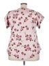 Speed Limit MPH 100% Polyester Pink Short Sleeve Blouse Size 3X - photo 2
