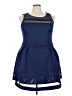 HOT GAL Blue Cocktail Dress Size 3X - photo 1