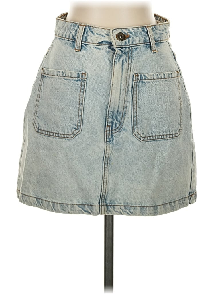 Pre-owned Cotton On Denim Skirt In Blue