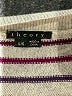 Theory 100% Cashmere Stripes Tan Cardigan Size L - photo 7