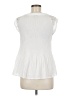 Chenault 100% Polyester Ivory Sleeveless Blouse Size M - photo 2