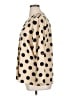 YOINS Polka Dots Tan 3/4 Sleeve Blouse Size 14 - photo 5