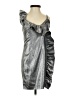 ASOS Metallic Silver Cocktail Dress Size 0 - photo 1