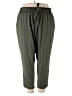 Stylus Solid Green Casual Pants Size 2X - photo 1