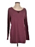 dearcase Burgundy Long Sleeve Top Size S - photo 1