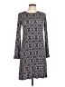 Loveappella Print Gray Casual Dress Size M - photo 1