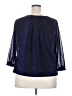 Jaclyn Smith 100% Polyester Blue 3/4 Sleeve Blouse Size XXL - photo 2