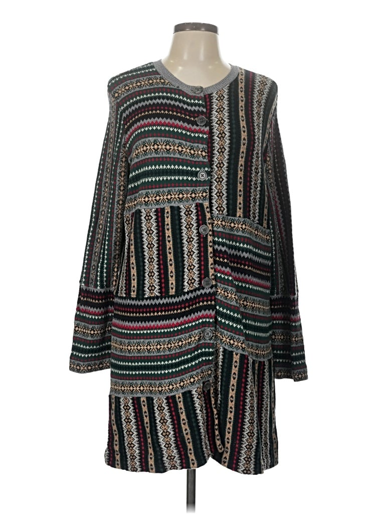 Pre-owned Coldwater Creek Casual Dress In Gray