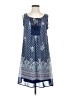 DR2 100% Polyester Paisley Blue Casual Dress Size XS - photo 1