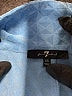 7 For All Mankind 100% Polyester Blue Short Sleeve Blouse Size XS - photo 7