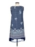 DR2 100% Polyester Paisley Blue Casual Dress Size XS - photo 2