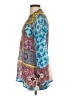 Hale Bob 100% Silk Blue 3/4 Sleeve Silk Top Size XS - photo 5