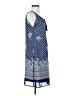 DR2 100% Polyester Paisley Blue Casual Dress Size XS - photo 4