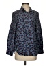 J.Crew 100% Viscose Animal Print Blue Long Sleeve Blouse Size S - photo 1