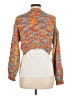 Shein 100% Acrylic Orange Cardigan Size 6 - photo 2