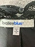 Bailey Blue 100% Polyester Paisley Black Casual Dress Size M - photo 7