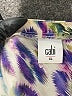 CAbi 100% Polyester Purple Short Sleeve Blouse Size XL - photo 6