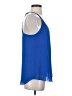 Mahina 100% Polyester Blue Sleeveless Blouse Size S - photo 4