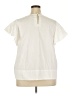 Marc New York Ivory Short Sleeve Blouse Size 2X - photo 2