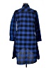 Unbranded 100% Polyester Plaid Blue Casual Dress Size XL - photo 2