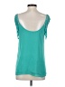 Lost April 100% Polyester Teal Sleeveless Blouse Size S - photo 2