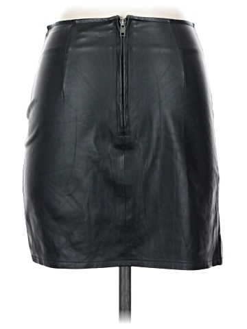 Shinestar Faux Leather Skirt (view 2)