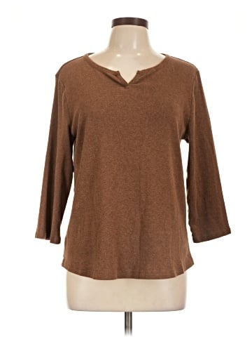 Chico's 3/4 Sleeve T-Shirt (view 1)